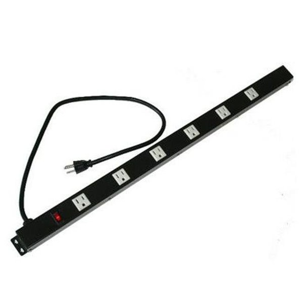 E-Dustry e-dustry EPS-2063 24 in. 6 Outlet Metal Power Strip EPS-2063